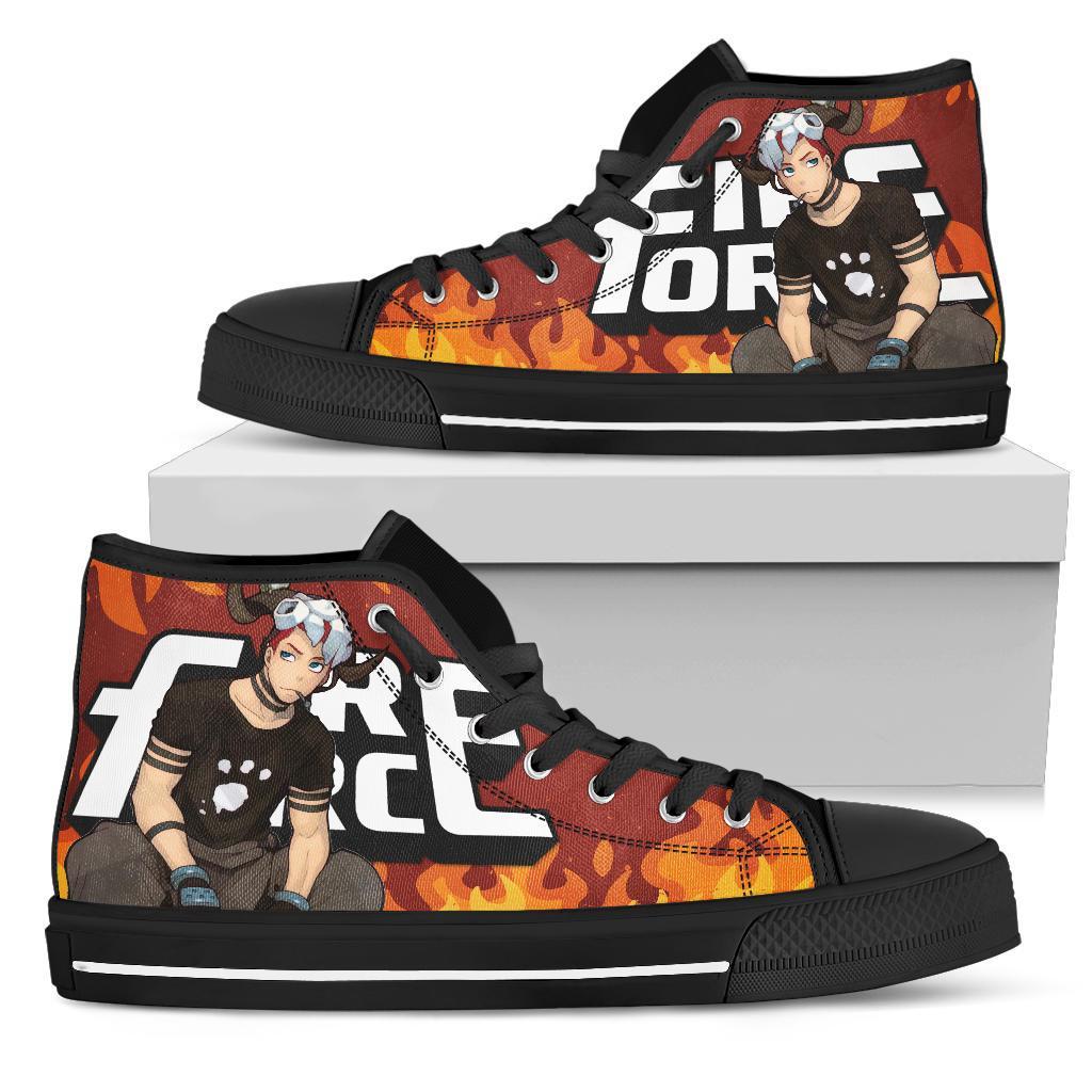 Vulcan Joseph Fire Force Sneakers Anime High Top Shoes Fan Grabiiva