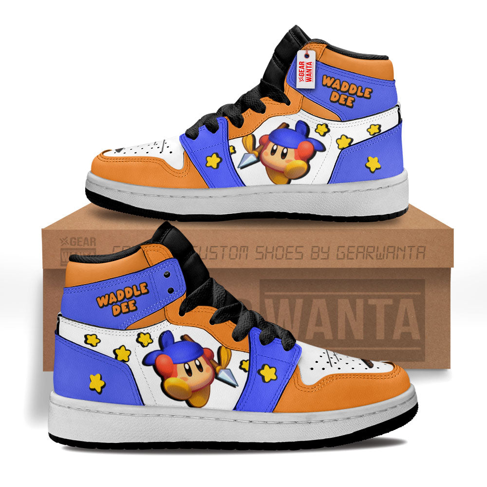 Waddle Dee Kirby Kid J1s Sneakers Custom For Kids Grabiiva