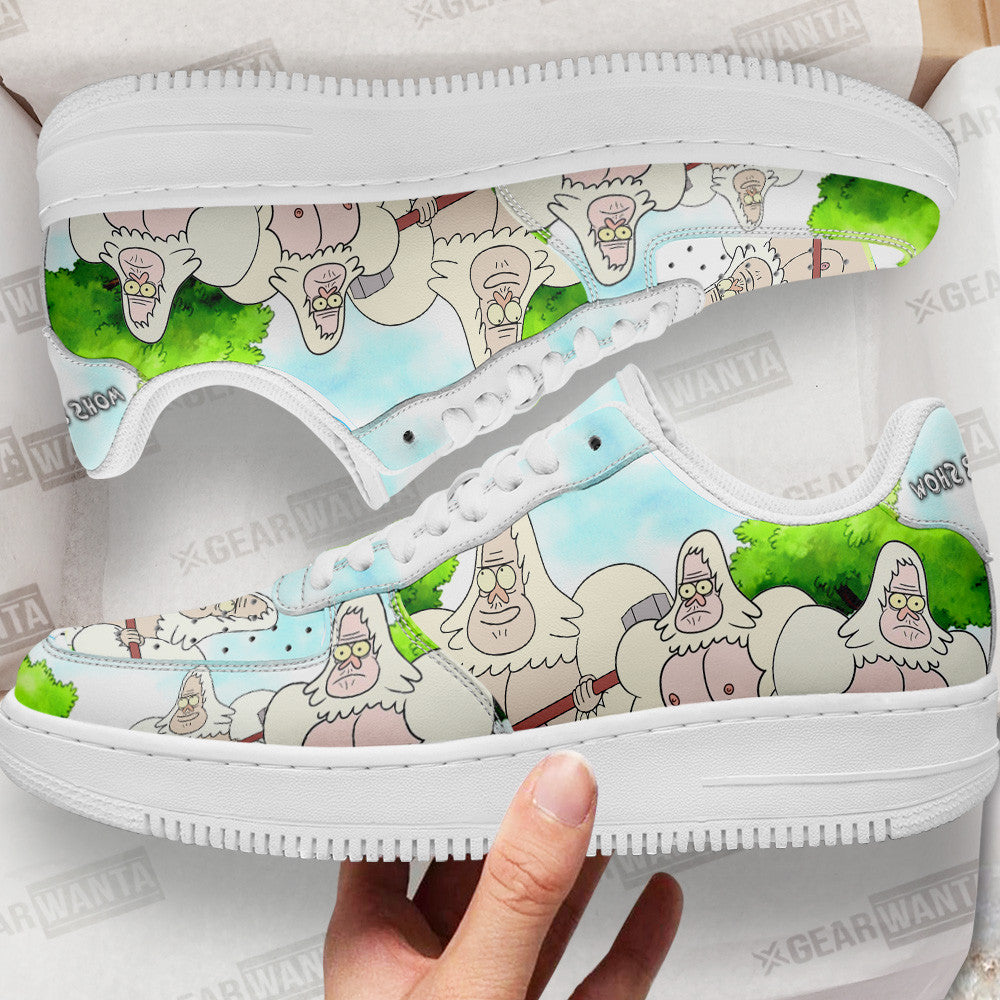 Walks Skips Air Sneakers Custom Regular Show Shoes Grabiiva