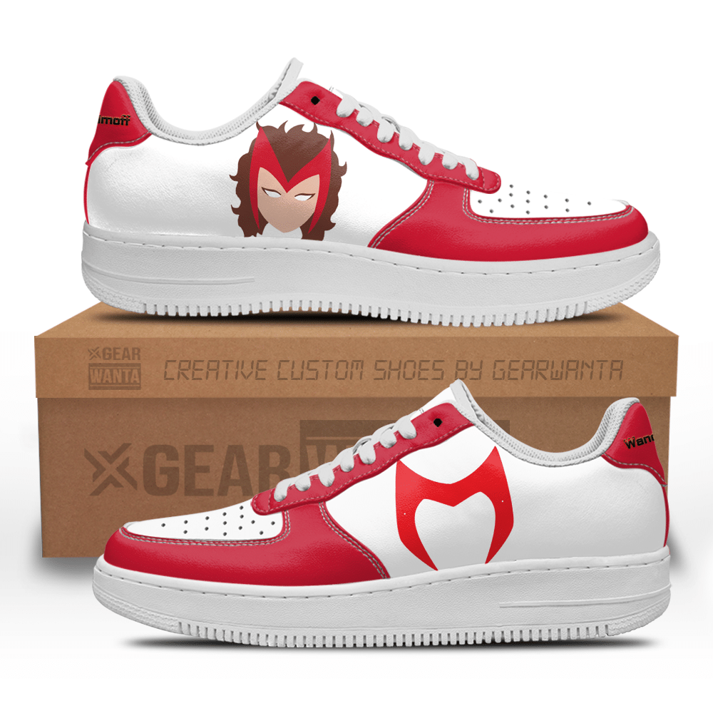 Wanda Maximoff Super Hero Custom Air Sneakers QD22 Grabiiva