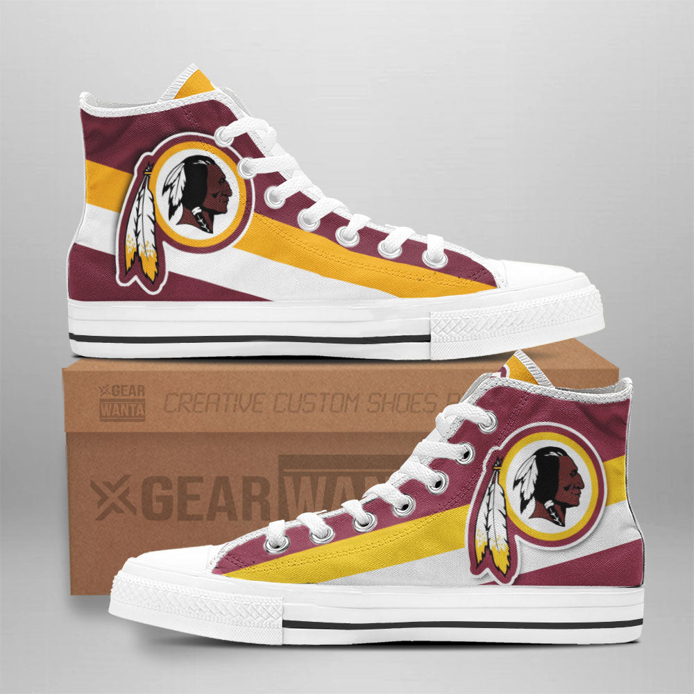 Washington Redskins High Top Shoes Custom Grabiiva