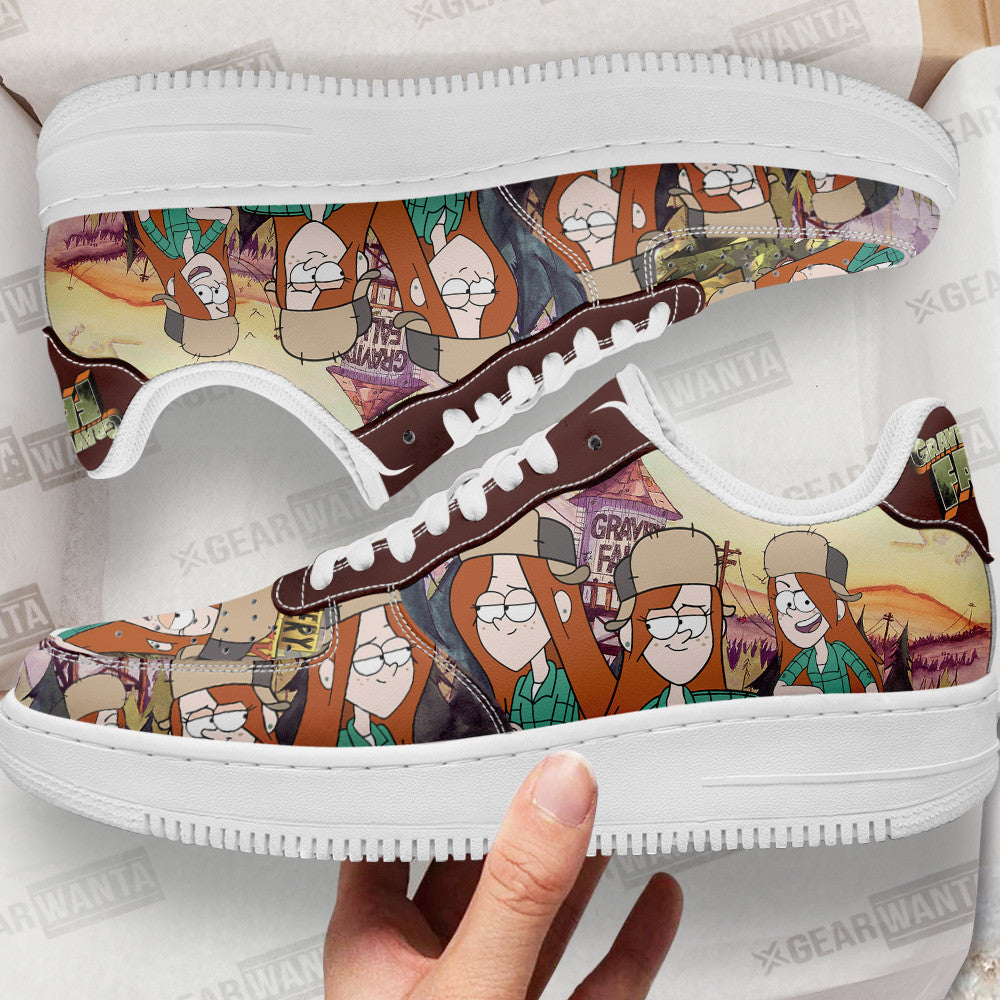 Wendy Gravity Falls Air Sneakers Custom Cartoon Shoes Grabiiva