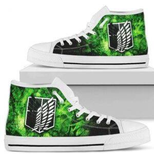 Wings Of Freedom High Top Shoes Anime Fan NH09 Grabiiva