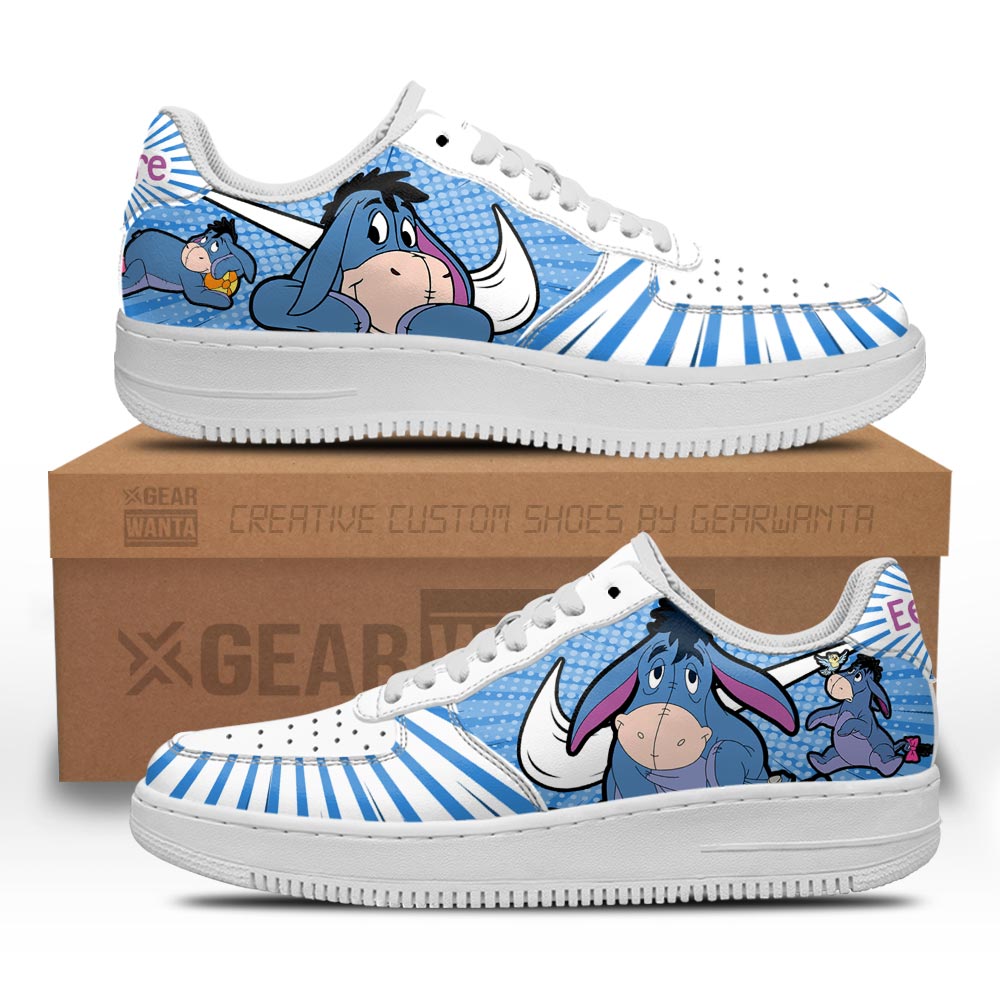 Winnie The Pooh Eeyore Air Sneakers Custom Grabiiva