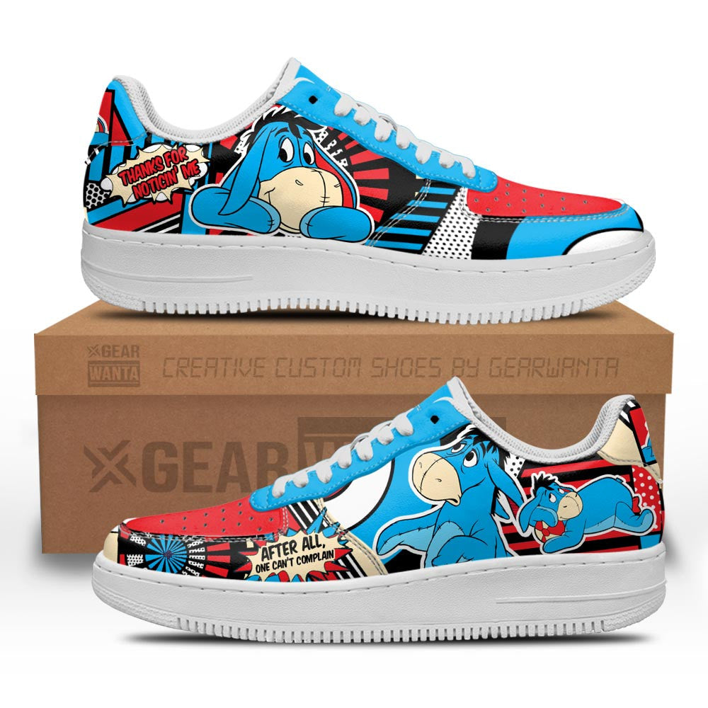 Winnie The Pooh Eeyore Air Sneakers Custom Grabiiva
