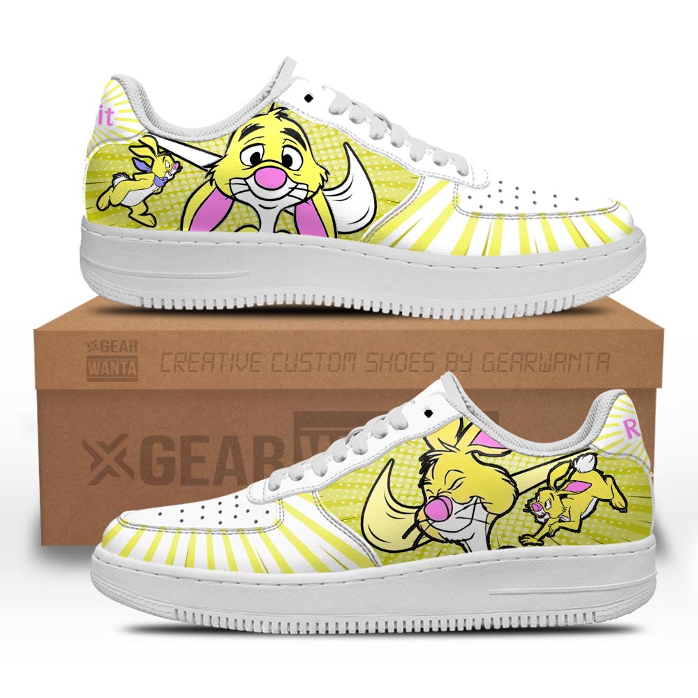 Winnie The Pooh Rabbit Air Sneakers Custom Grabiiva
