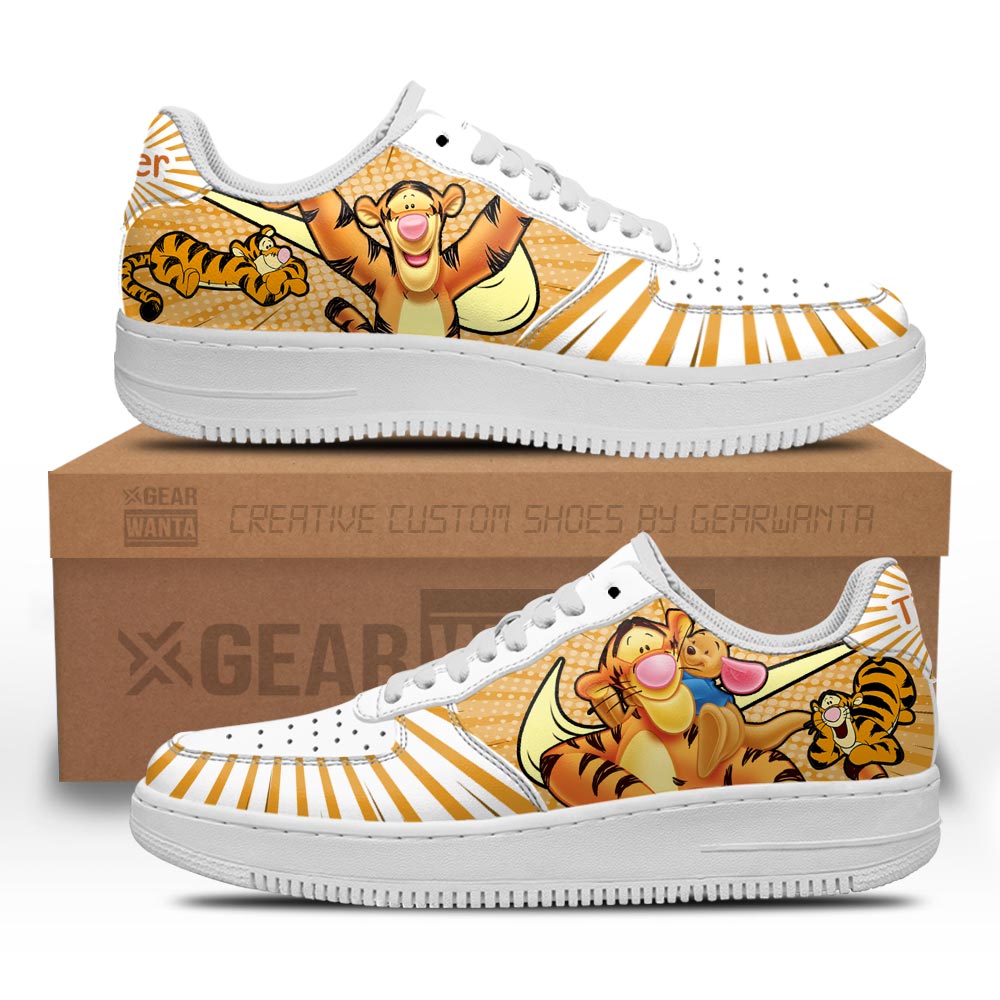 Winnie The Pooh Tigger Air Sneakers Custom Grabiiva