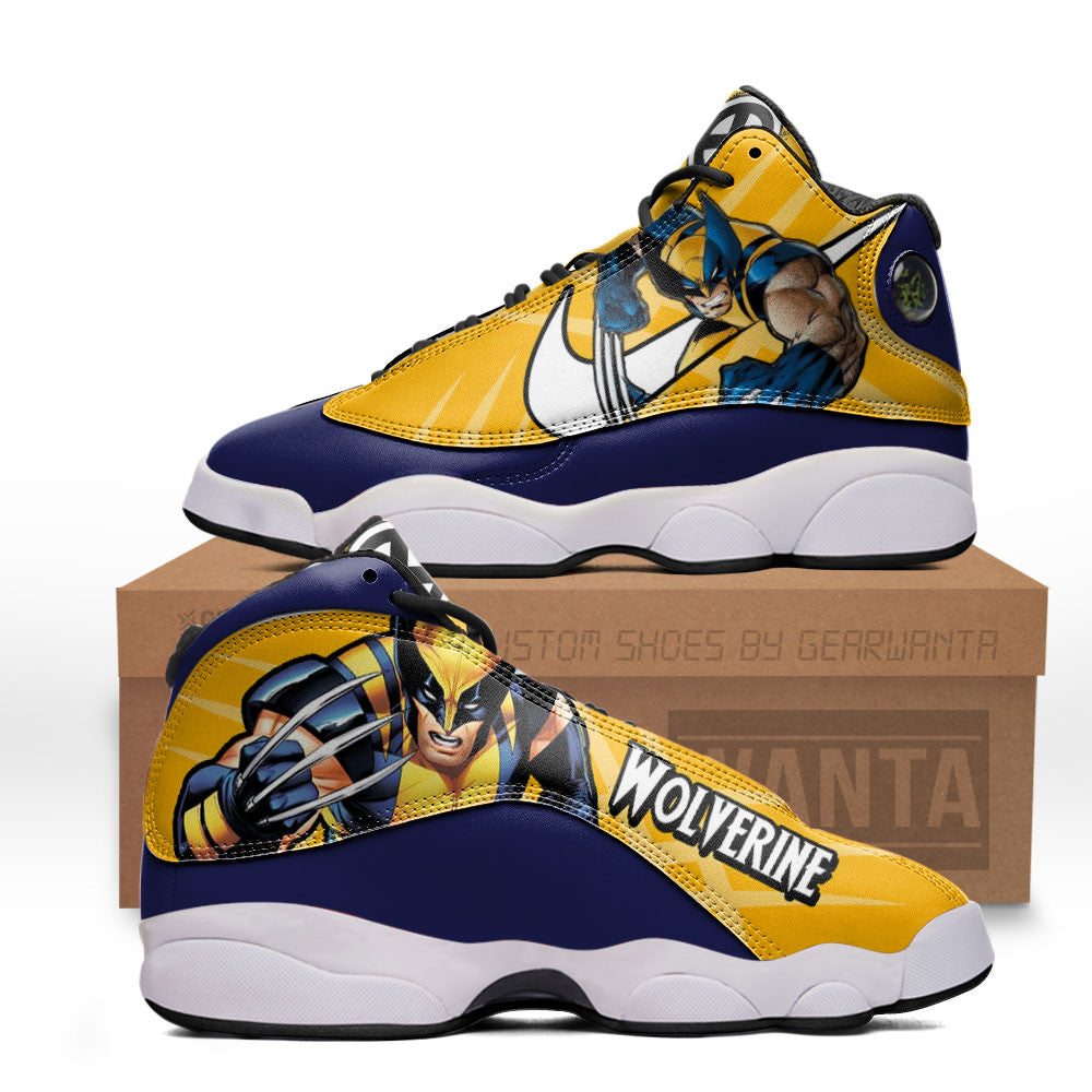 Wolverine J13s Sneakers Super Heroes Custom Shoes Grabiiva