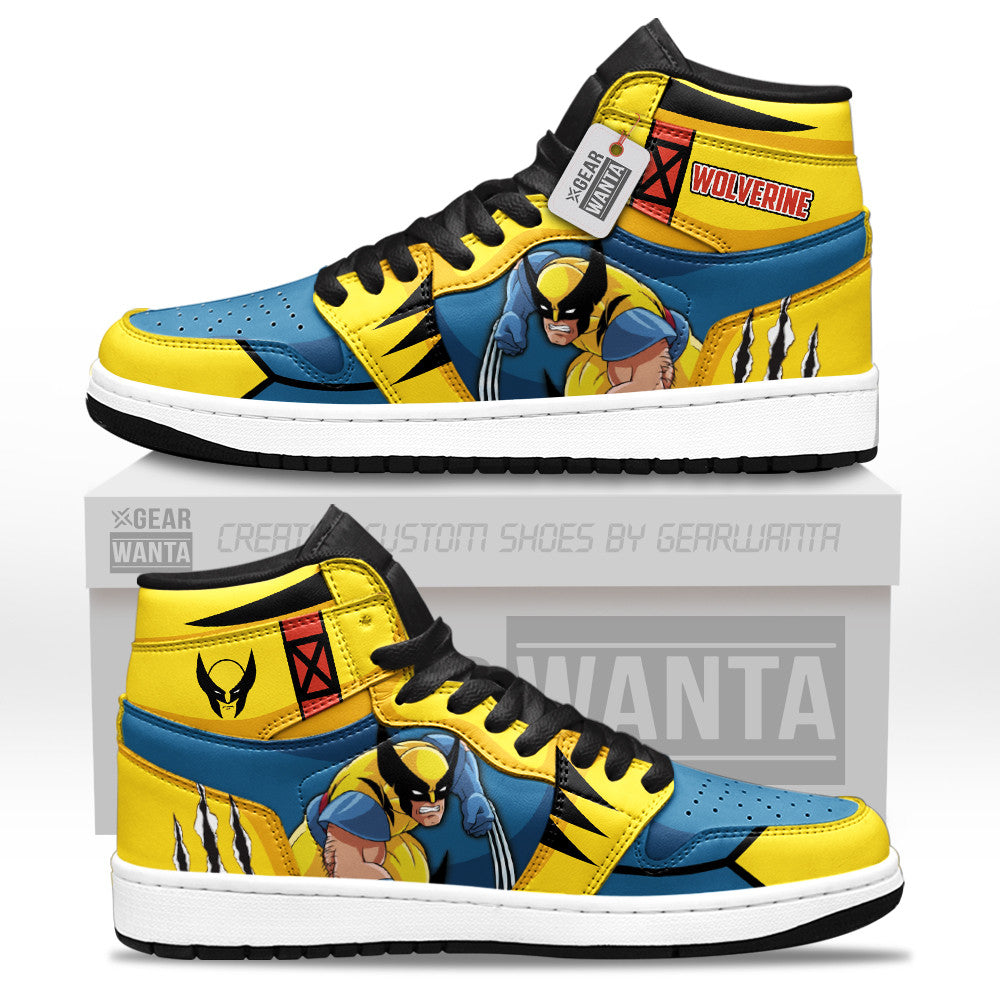 Wolverine J1s Sneakers Movies Custom Shoes  Grabiiva