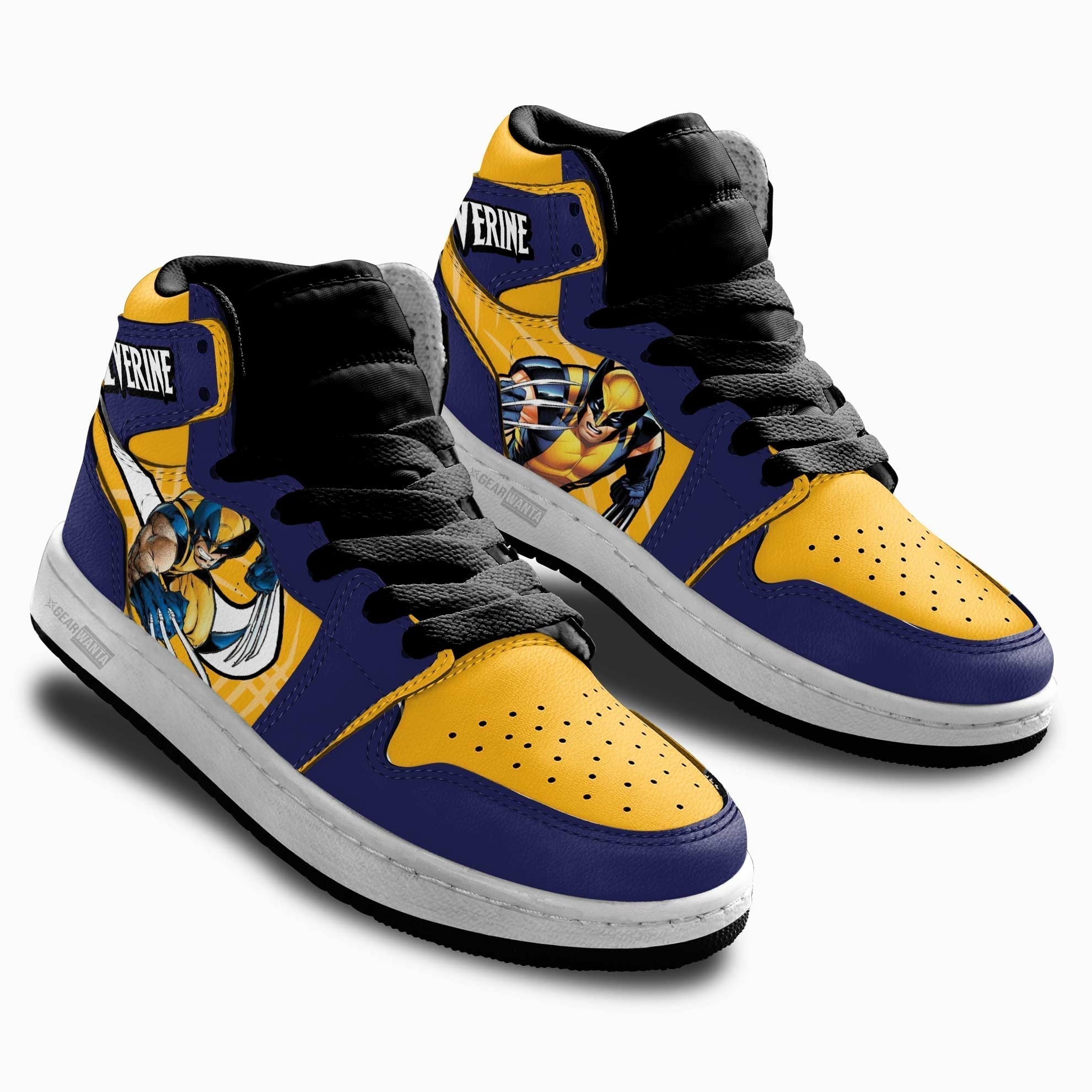 Wolverine Kids J1 Sneakers Custom Shoes For Kids Grabiiva