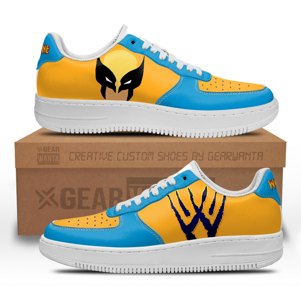 Wolverine Super Hero Custom Air Sneakers QD22 Grabiiva