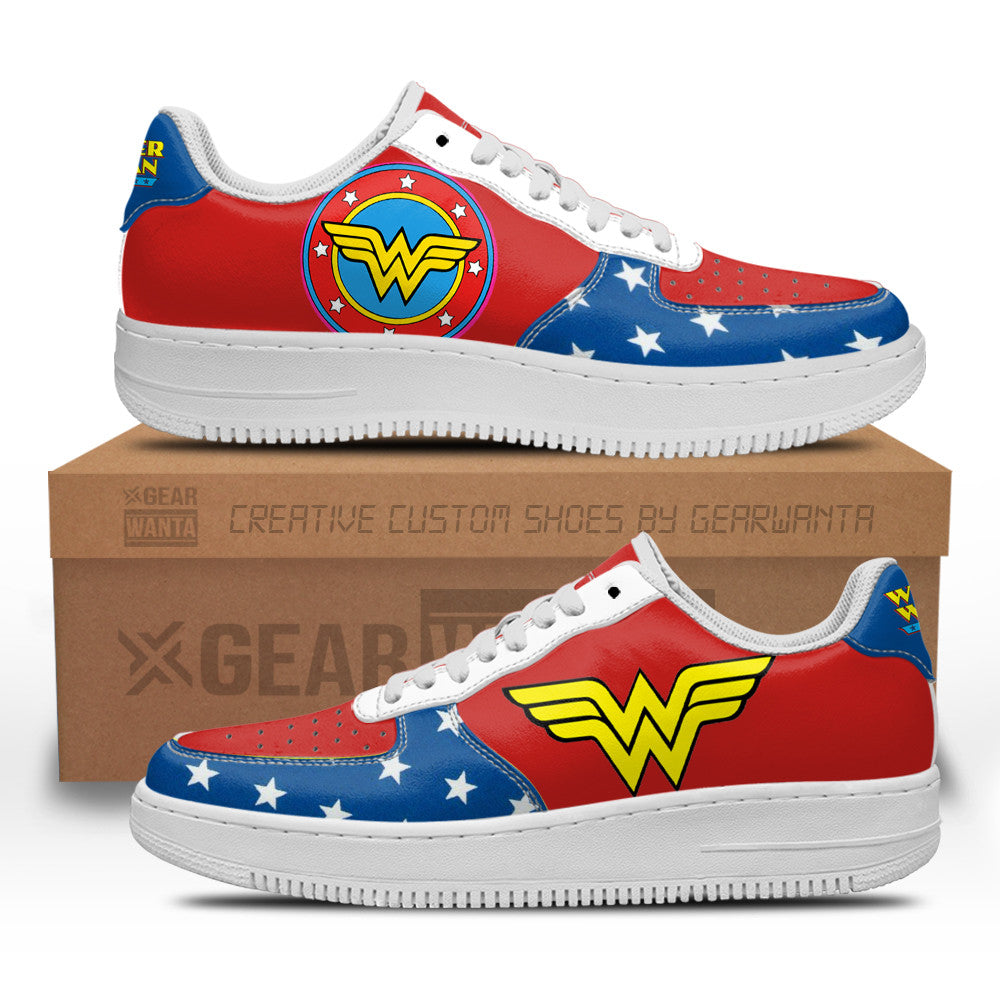 Wonder Women Super Hero Custom Air Sneakers QD22 Grabiiva