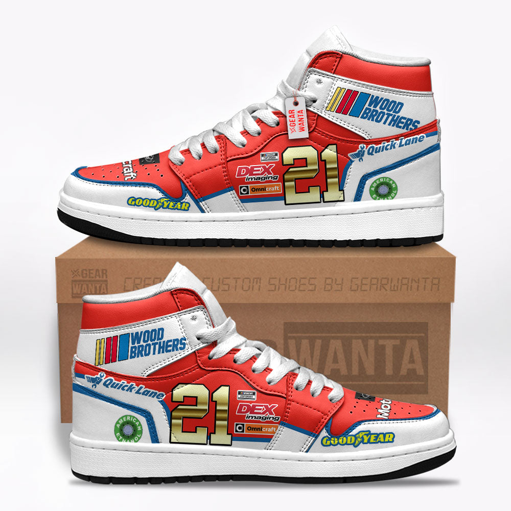 Wood Brothers J1s Sneakers Custom No 21 Sneakers  Grabiiva
