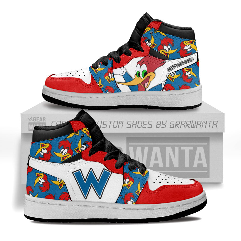 Woody Woodpecker Kid J1s Sneakers Cartoon Collection Grabiiva