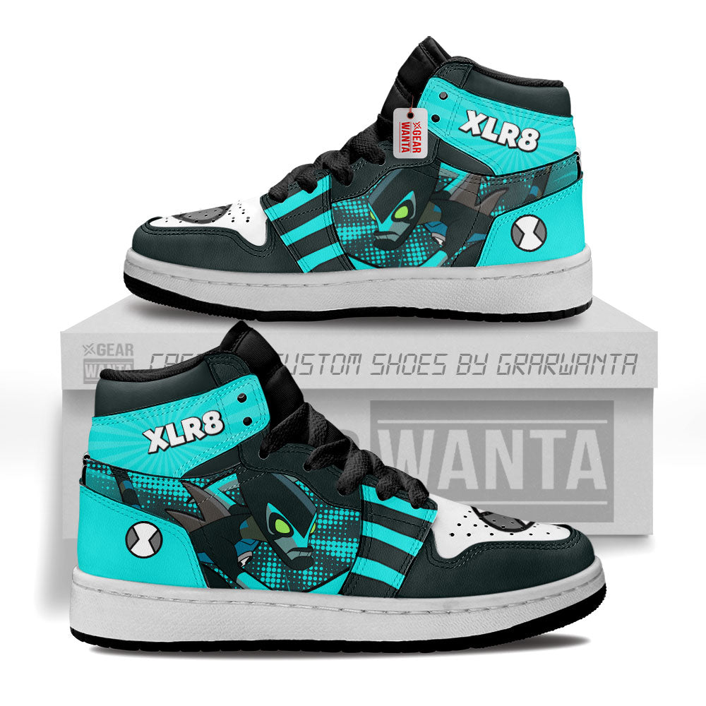 XLR8 Kid J1s Sneakers Cartoon Collection Grabiiva