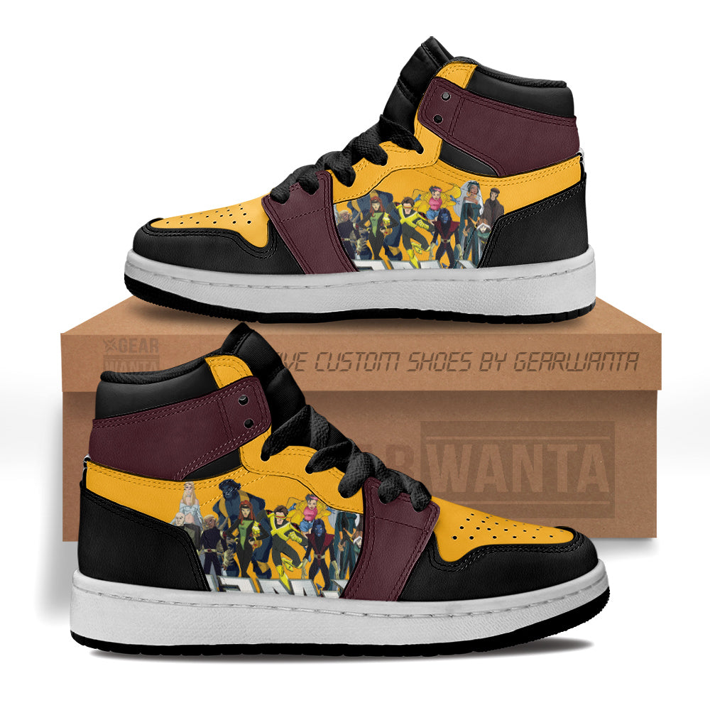 Xmen Superhero Kid J1s Sneakers Custom Grabiiva