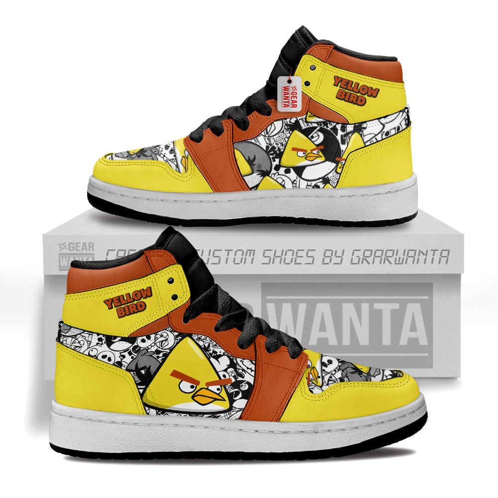 Yellow Bird Kid J1s Sneakers Cartoon Collection Grabiiva