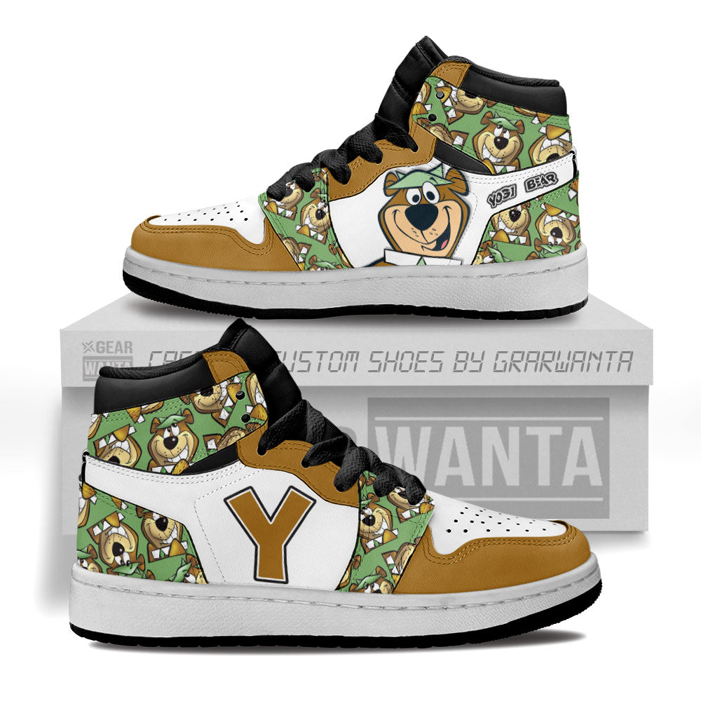 Yogi Bear Kid J1s Sneakers Cartoon Collection Grabiiva