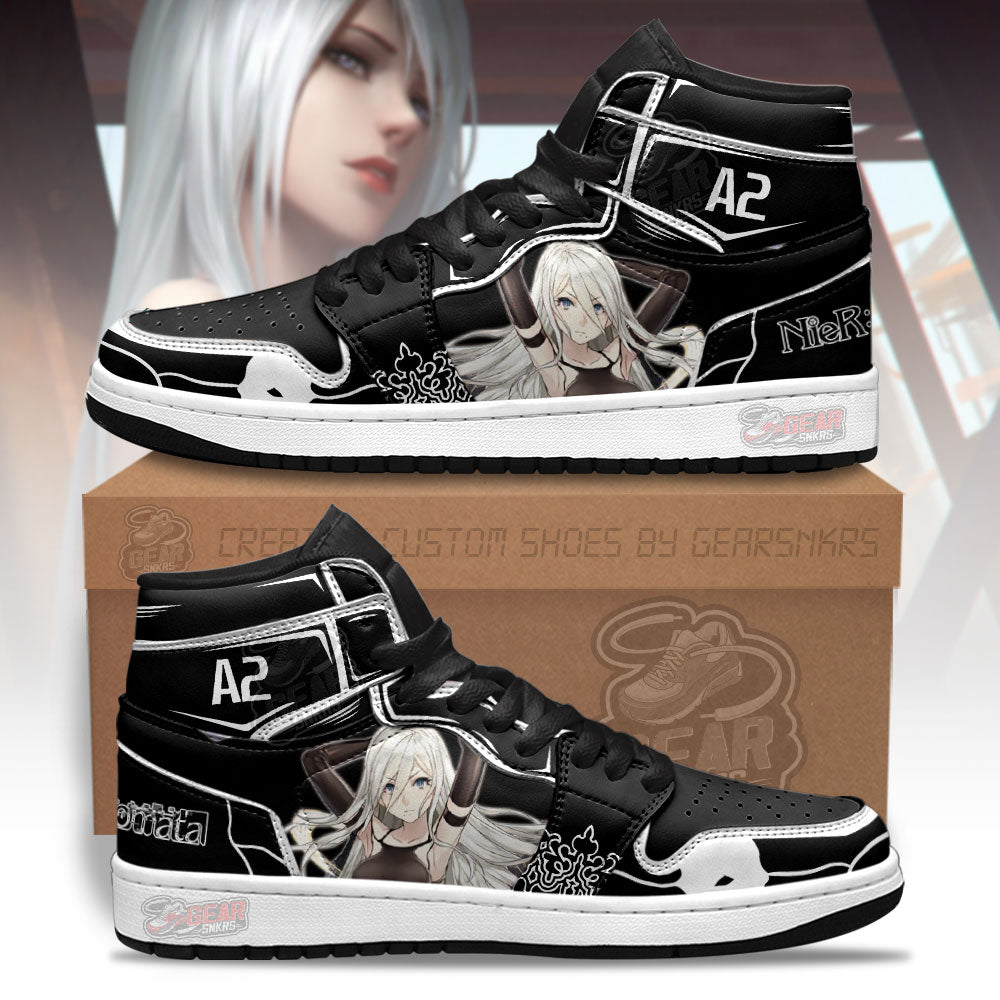 YoRHa A-gata 2-gou A2 J1s Sneakers Nier: Automata Ver1.1a  Grabiiva