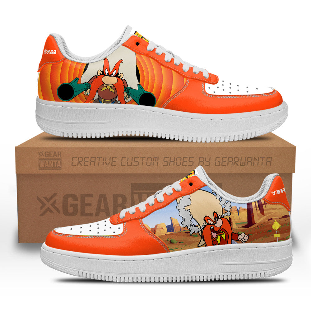 Yosemite Sam Air Sneakers Looney Tunes Custom QD14 Grabiiva