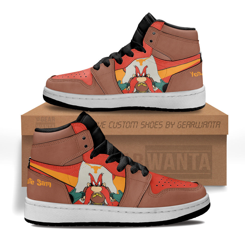 Yosemite Sam Kid J1s Sneakers Custom Grabiiva